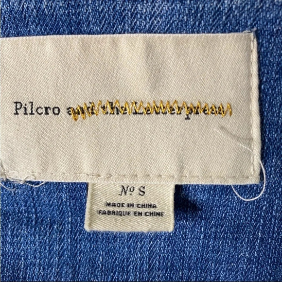 Pilcro and the Letterpress Denim Eyelet Jacket - Picture 4 of 7